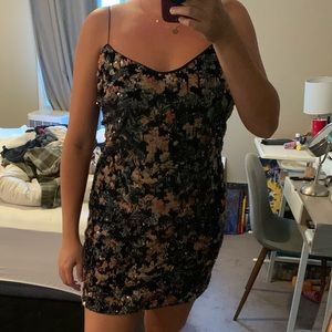 Sparkly New Year’s Eve dress